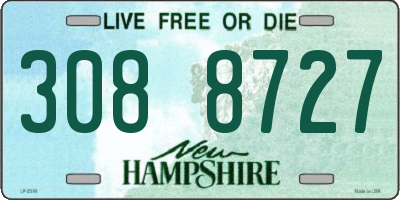 NH license plate 3088727