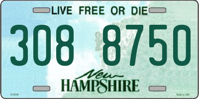 NH license plate 3088750