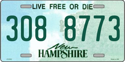 NH license plate 3088773