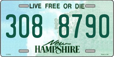 NH license plate 3088790