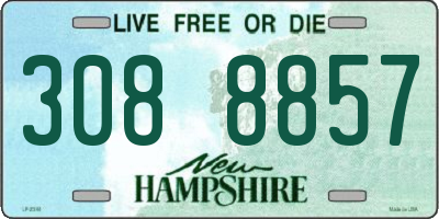 NH license plate 3088857