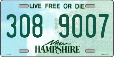NH license plate 3089007