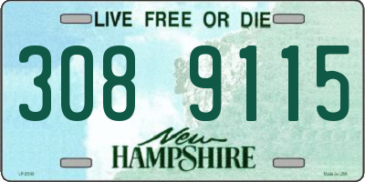 NH license plate 3089115