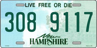 NH license plate 3089117