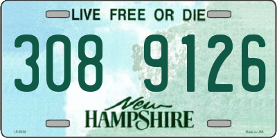 NH license plate 3089126
