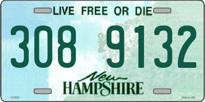NH license plate 3089132