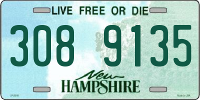 NH license plate 3089135