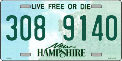 NH license plate 3089140