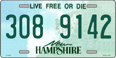 NH license plate 3089142