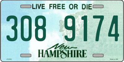 NH license plate 3089174