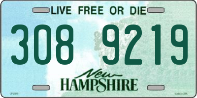 NH license plate 3089219
