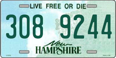 NH license plate 3089244