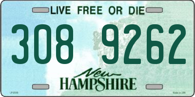 NH license plate 3089262