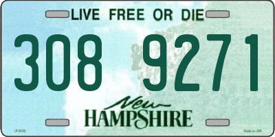 NH license plate 3089271