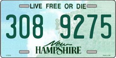 NH license plate 3089275