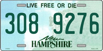 NH license plate 3089276