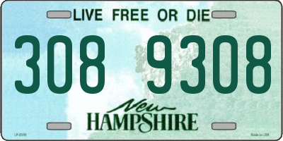 NH license plate 3089308