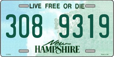 NH license plate 3089319