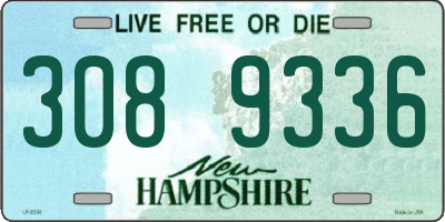 NH license plate 3089336