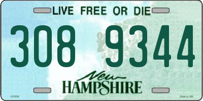 NH license plate 3089344