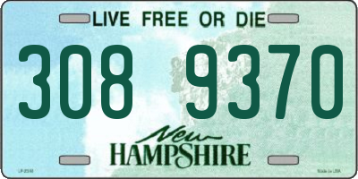 NH license plate 3089370