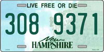 NH license plate 3089371