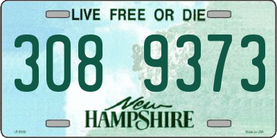 NH license plate 3089373