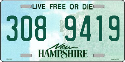 NH license plate 3089419
