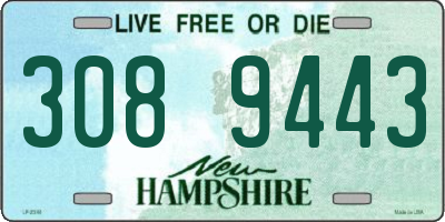 NH license plate 3089443
