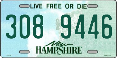 NH license plate 3089446