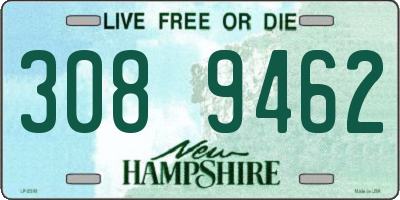 NH license plate 3089462