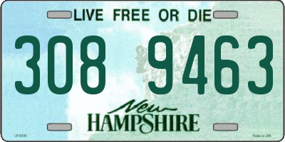 NH license plate 3089463