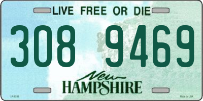 NH license plate 3089469