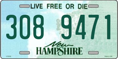 NH license plate 3089471