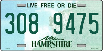 NH license plate 3089475