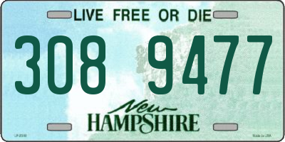 NH license plate 3089477