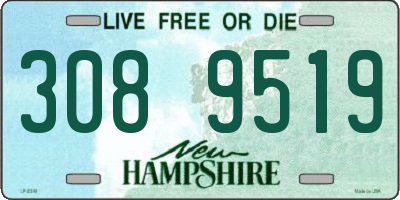 NH license plate 3089519