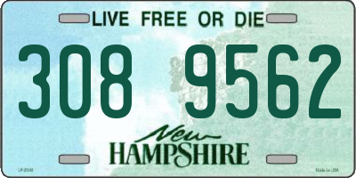 NH license plate 3089562