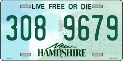NH license plate 3089679