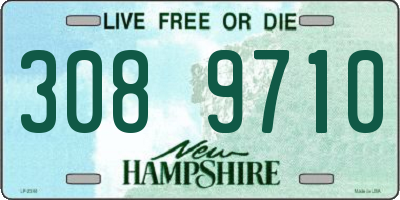 NH license plate 3089710