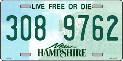 NH license plate 3089762