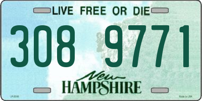 NH license plate 3089771