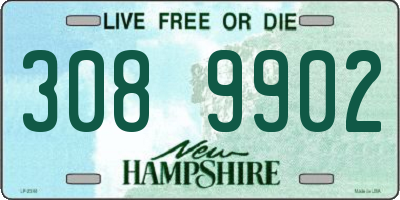NH license plate 3089902