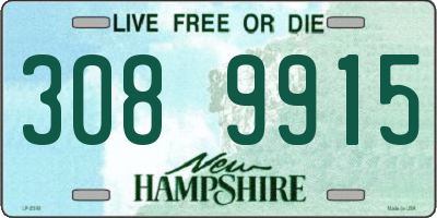 NH license plate 3089915