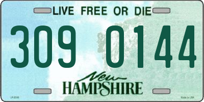 NH license plate 3090144