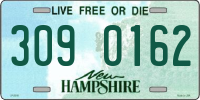 NH license plate 3090162