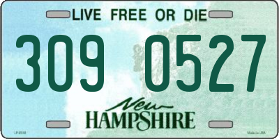 NH license plate 3090527