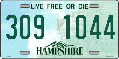 NH license plate 3091044