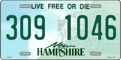 NH license plate 3091046