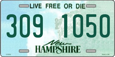 NH license plate 3091050
